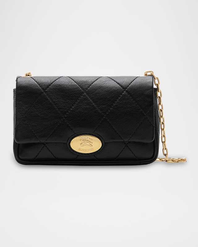 Strand Quilted Leather Clutch Bag